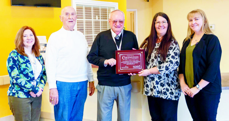 CCBDD recognizes Covington in East Palestine